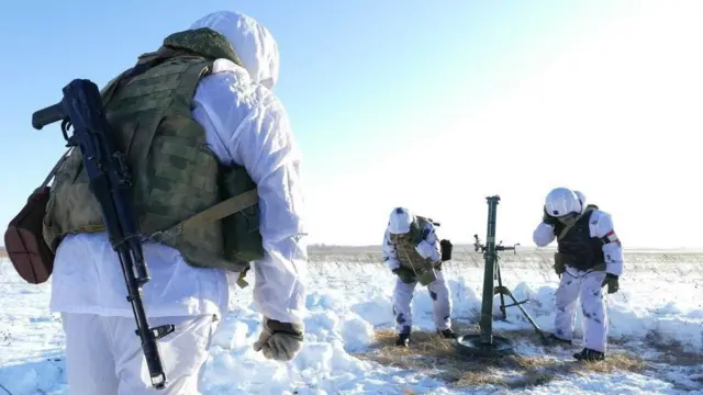 военные Росгвардии на занятиях