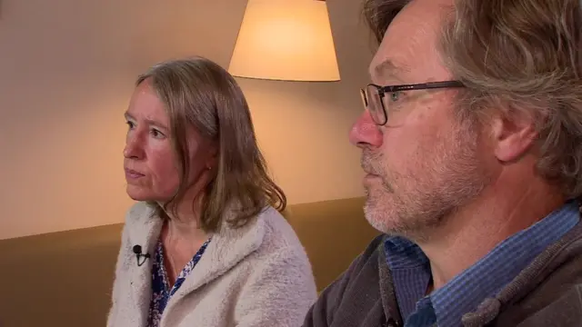 Sally Lane and John Letts, parents of Jake Letts