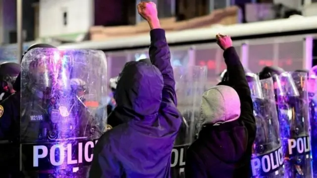 Protesta en Filadelfia