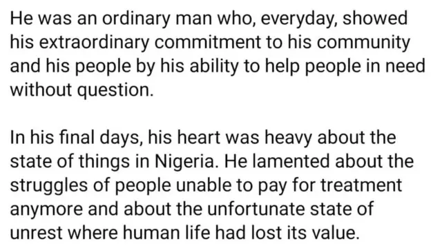 Nna anyị bụ onye obi ọma