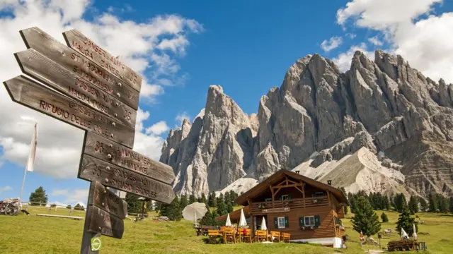 Montañas en Tirol del Sur.