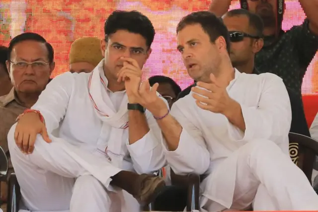 સચીન પાઇલટ અને રાહુલ ગાંધી