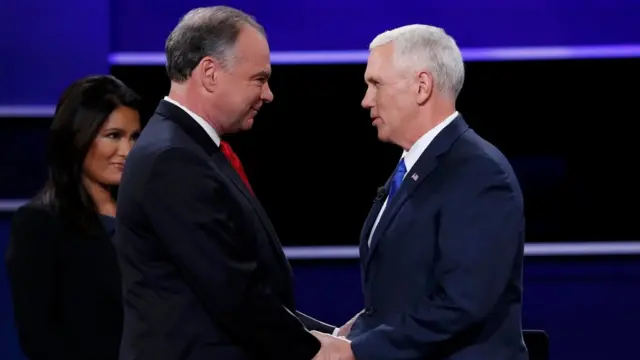 Тим Кейн и Майк Пенс