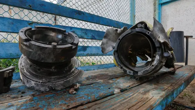 Залишки ракети HIMARS, якою нібито обстріляли колонію в Оленівці, твердить міноборони Росії