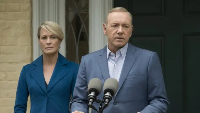 Robin Wright e Kevin Spacey