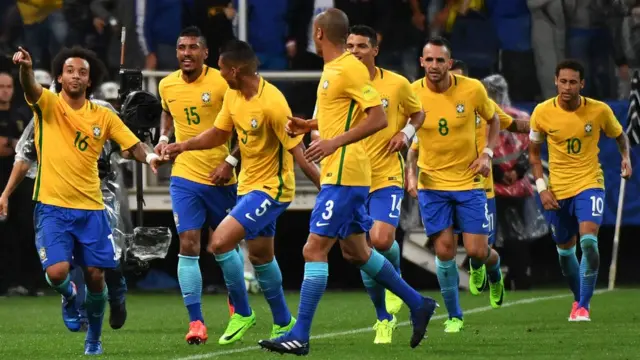 Brasil celebra su clasificación