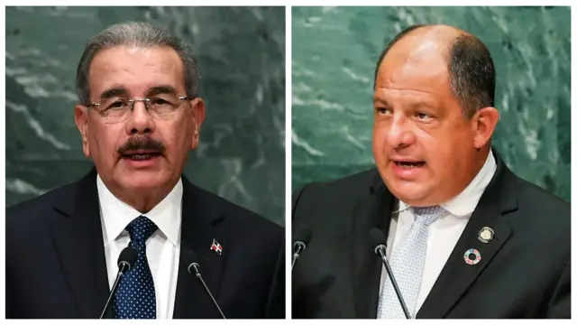 Danilo Medina e Luis Guillermo Solís