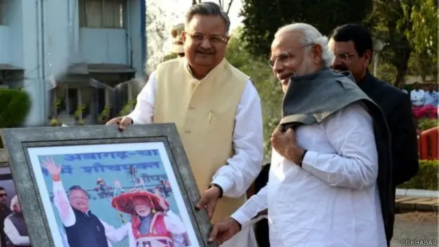 रमन सिंह और मोदी