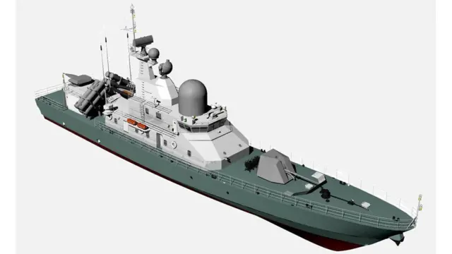 Проект ракетного катера "Лань", на якому планують розмістити протикорабельні ракети "Нептун"