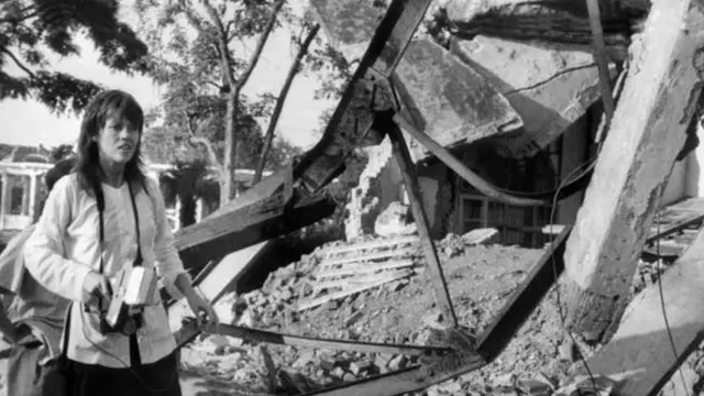 Fonda visitó Vietnam en 1972.