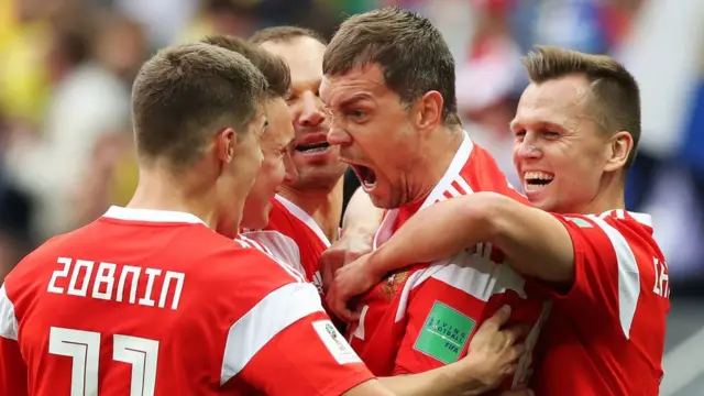 مباراة السعودية وروسيا في كأس العالم