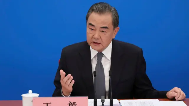 চীনা পররাষ্ট্রমন্ত্রী ওয়াং ই।