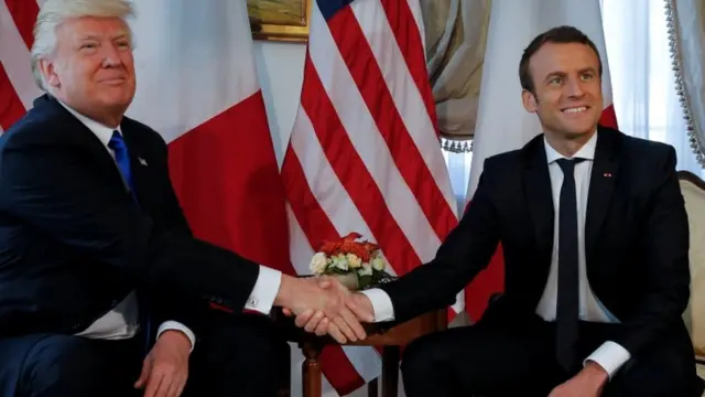 ماكرون وترامب