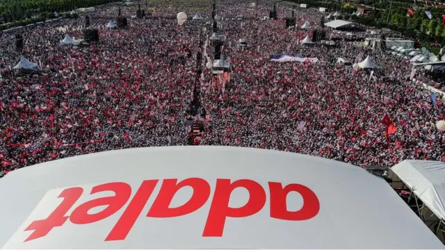 İstanbul Maltepe'deki Adalet Mitingi