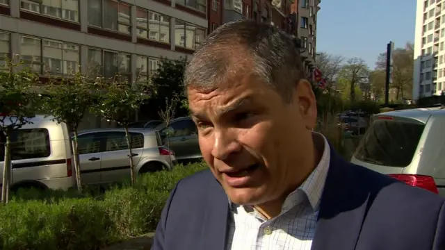 Rafael Correa, expresidente de Ecuador