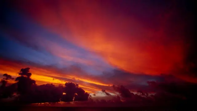 Закат на Кирибати