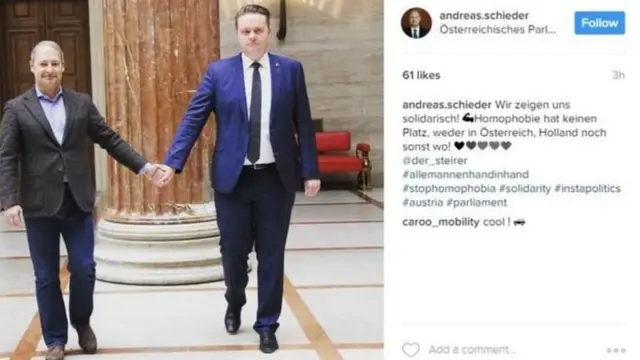 ऑस्ट्रिया के नेता एंड्रियस शाइडर की तस्वीर