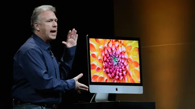 Uno de los últimos modelos de iMac.