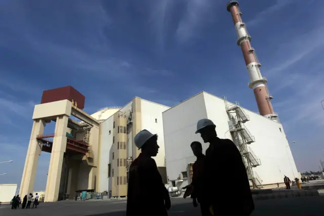 Una planta nuclear en Irán