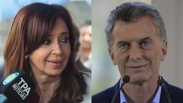 Cristina Kirchner e Mauricio Macri