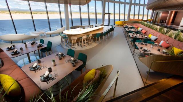 Lounge da Virgin Galactic