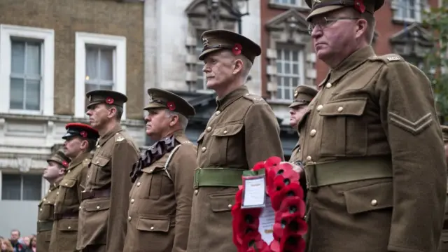 Церемония в День поминовения в Лондоне 11 ноября 2017 года