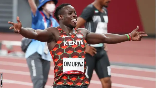 Umunya-Kenya Ferdinand Omurwa Omanyala muei Olympic za Tokyo 2020