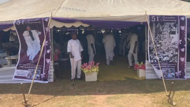 Ibi ayẹyẹ ọdún mọ́kànléláàdọ́ta Aláàfin Ọyọ lórí àpèrè