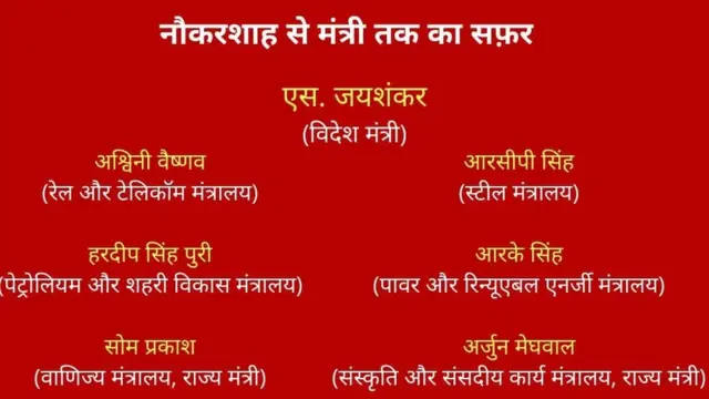 नौकरशाह से मंत्री