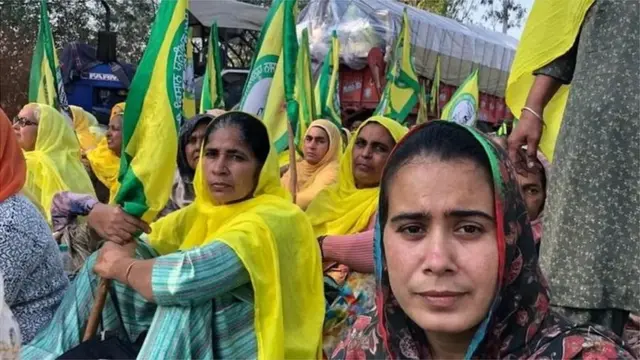 किसान आंदोलन में शामिल महिलाएँ