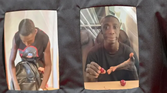 Dos tomas de dos videos de Lame.