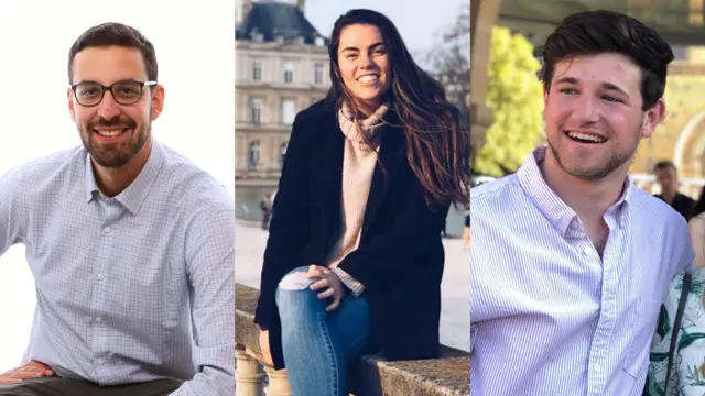 Michael Levine, Sophie Rose y Carson David Poltorack