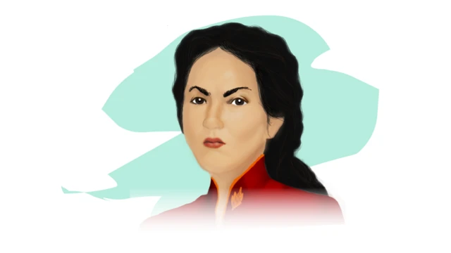 Ilustración de Juana Azurduy