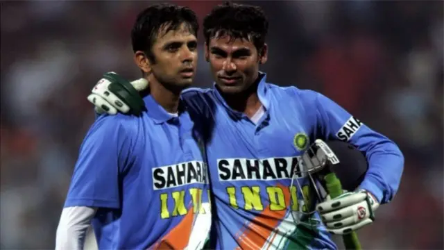 રાહુલ દ્રવિડ અને મોહમ્મદ કૈફ