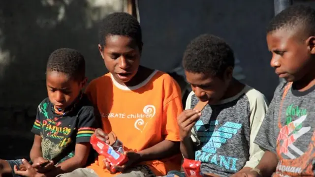 Anak pengungsi Nduga