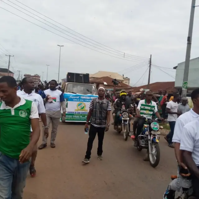 Awọn eeyan to n se iwọde