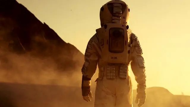 Un Astronaute sur Mars