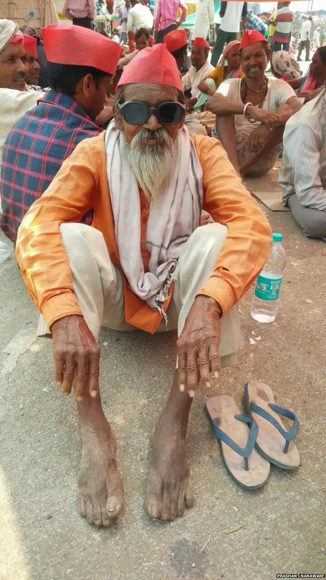 नाशिक ते मुंबई लाँग मार्चमधली काही क्षणचित्रे