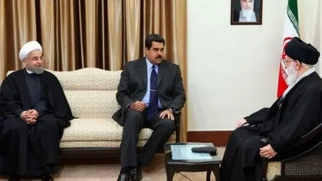 خامنه ای مادورو و روحانی