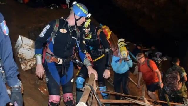 थाईलैंड, गुफ़ा में फंसे बच्चे