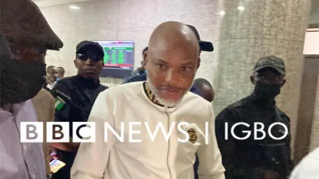 Nnamdi Kanu n'ụlọikpe