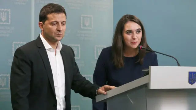 Володимир Зеленський і Юлія Мендель