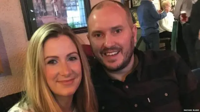 अपने पति स्टीव के साथ रैचेल