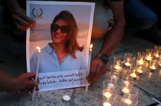 Öldürülen gazeteci Şirin Ebu Akile