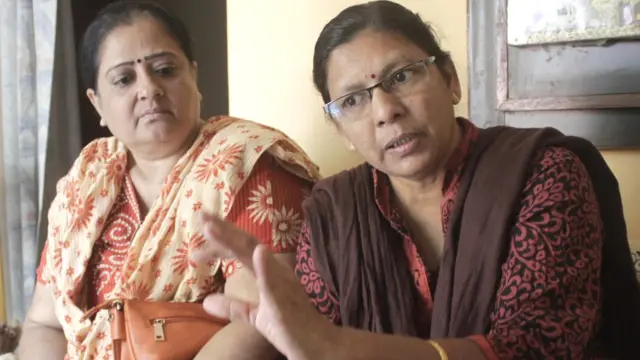 રંજનાબહેન અવસ્થી અને પૂર્વી ત્રિવેદી