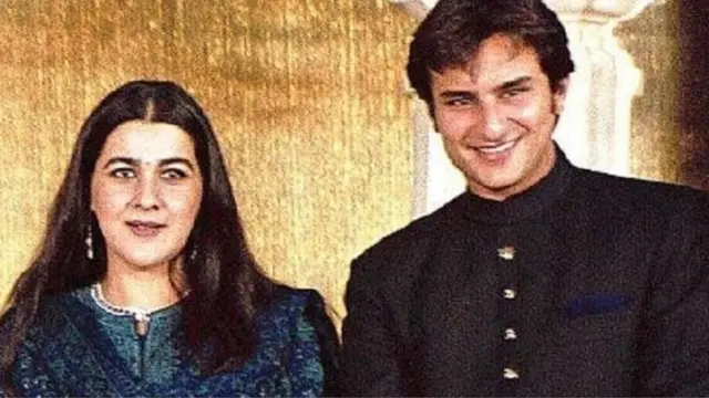 Saif Ali Khan da matarsa ta farko Amrita Singh