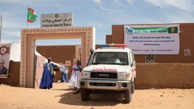 Un centre de santé en Mauritanie