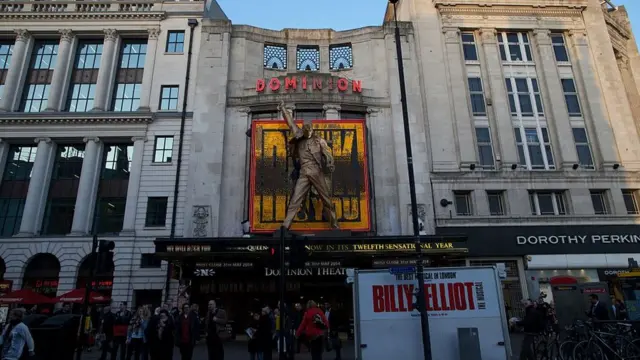 Teatro en el que se presentó "We Will Rock you", el musical sobre Queen.