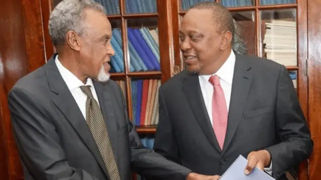 Yusuf Xaaji iyo Uhuru Kenyatta