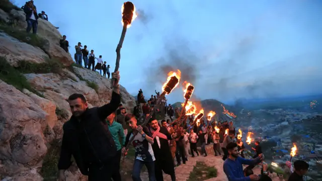بالصور: الاحتفال بعيد نوروز - BBC News عربي